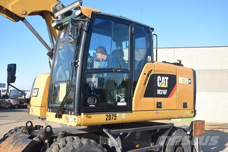 CAT M316F - mobile excavator - Tilrotator Engcon Wielgraafmachines