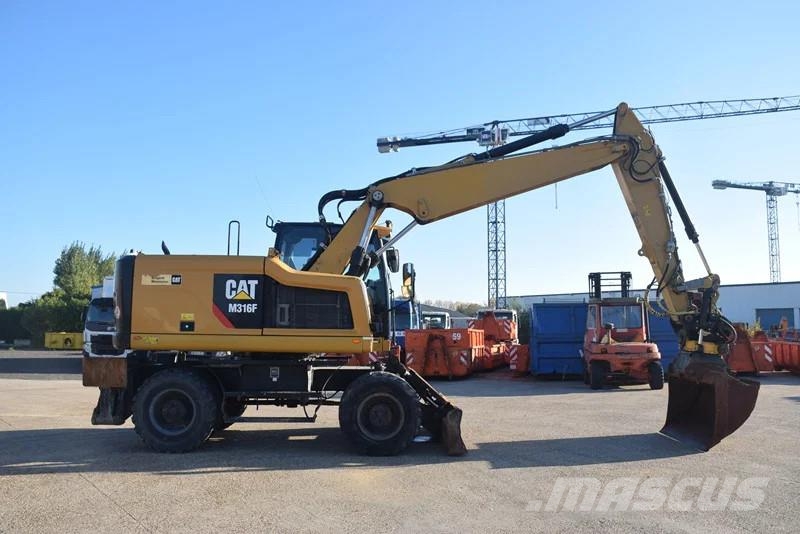 CAT M316F - mobile excavator - Tilrotator Engcon Wielgraafmachines
