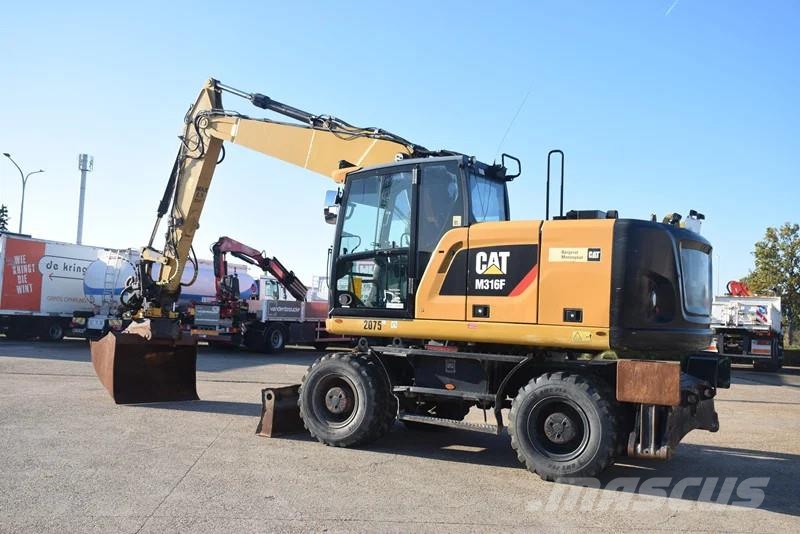 CAT M316F - mobile excavator - Tilrotator Engcon Wielgraafmachines
