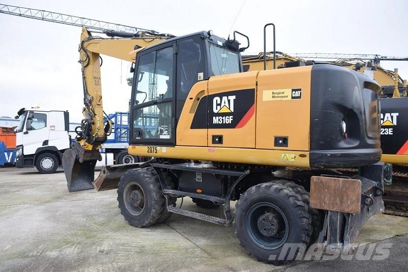 CAT M316F - mobile excavator - Tilrotator Engcon Wielgraafmachines