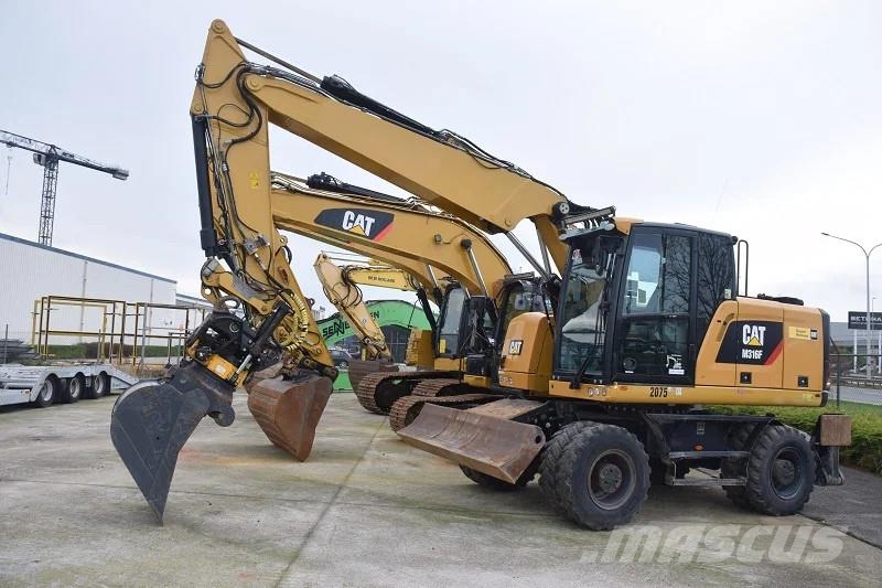 CAT M316F - mobile excavator - Tilrotator Engcon Wielgraafmachines