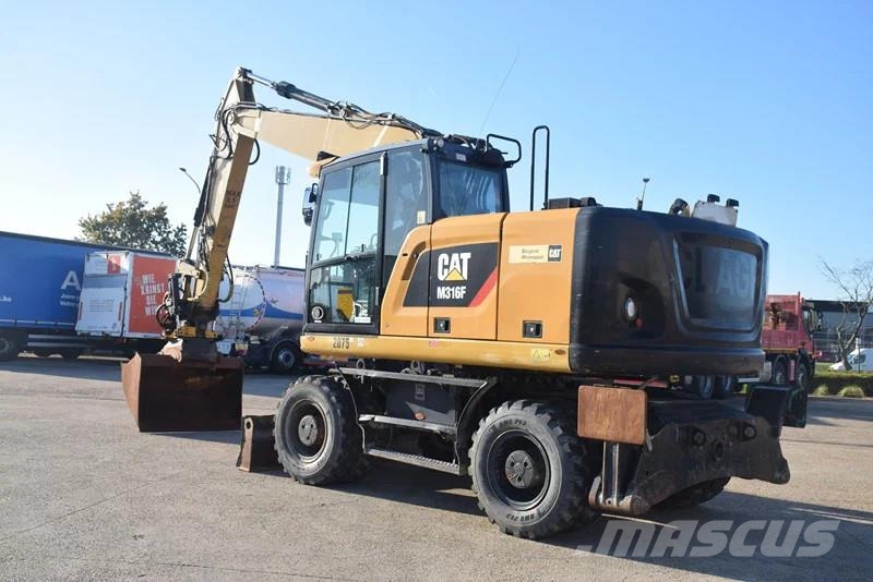 CAT M316F - mobile excavator - Tilrotator Engcon Wielgraafmachines