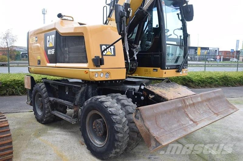 CAT M316F - mobile excavator - Tilrotator Engcon Wielgraafmachines
