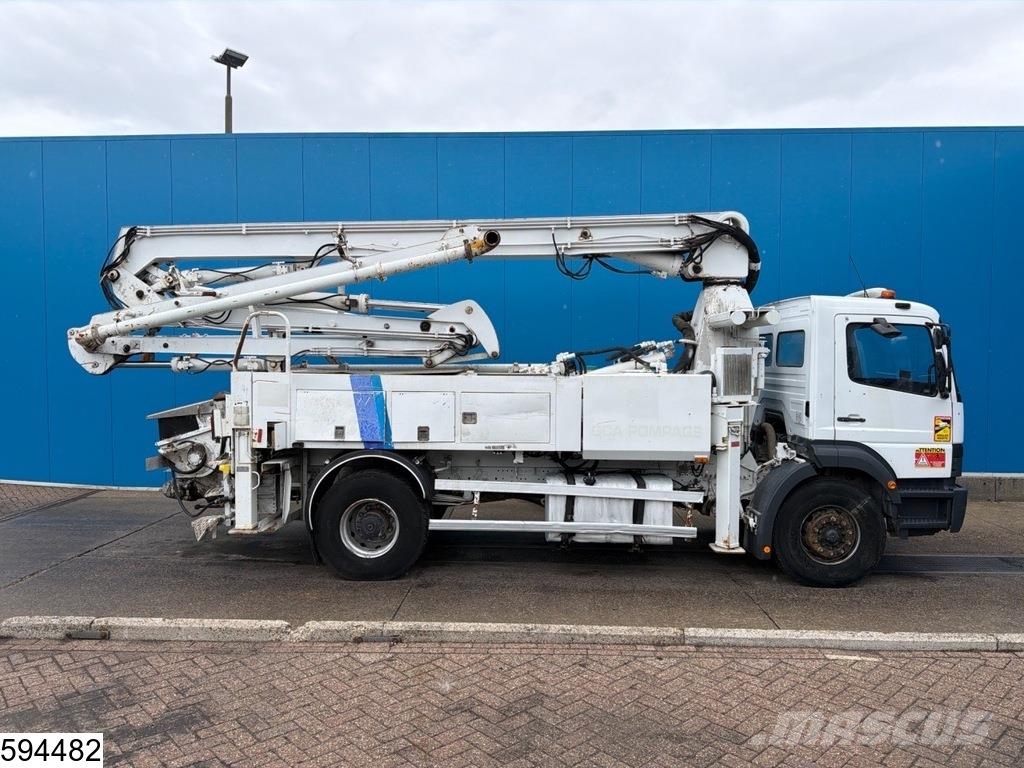 Mercedes-Benz Atego 1828 Euro 3, PTO, leaf steel suspension, Sch Autopompe per calcestruzzo