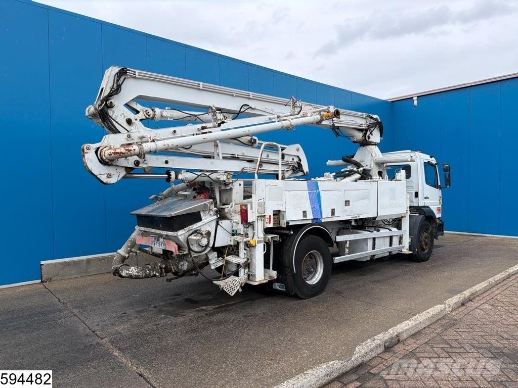 Mercedes-Benz Atego 1828 Euro 3, PTO, leaf steel suspension, Sch Autopompe per calcestruzzo