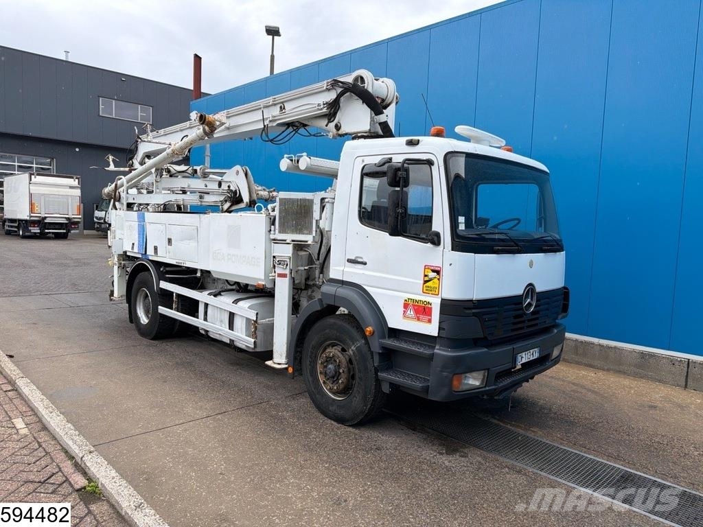 Mercedes-Benz Atego 1828 Euro 3, PTO, leaf steel suspension, Sch Autopompe per calcestruzzo