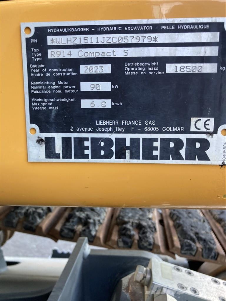 Liebherr R 914 Compact Litronic Crawler excavators