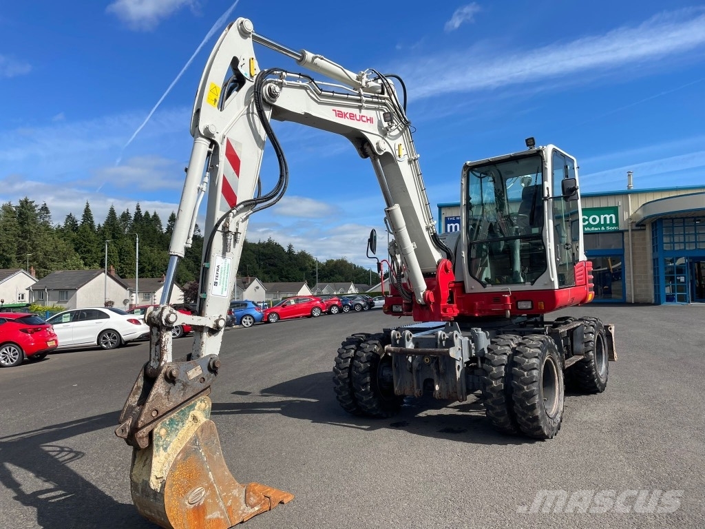 Takeuchi TB295W Lastik tekerli ekskavatörler