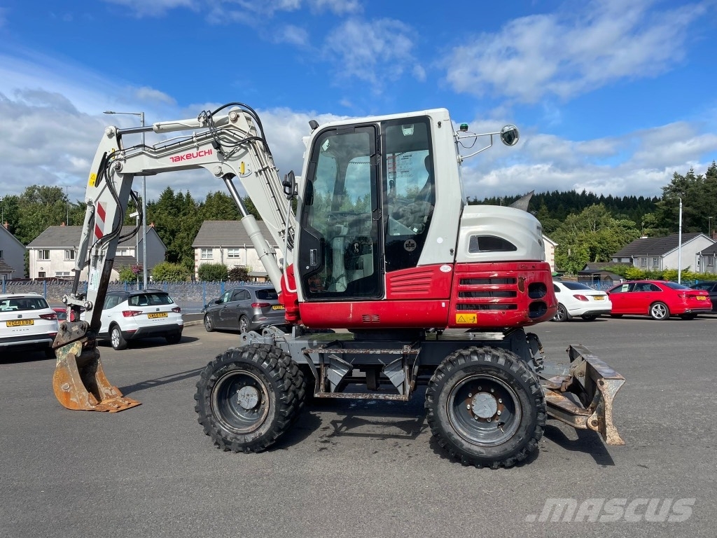 Takeuchi TB295W Lastik tekerli ekskavatörler