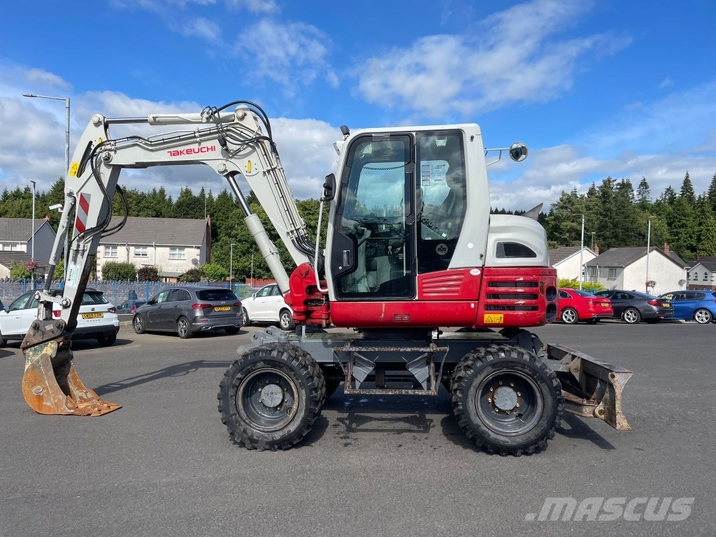 Takeuchi TB295W Lastik tekerli ekskavatörler