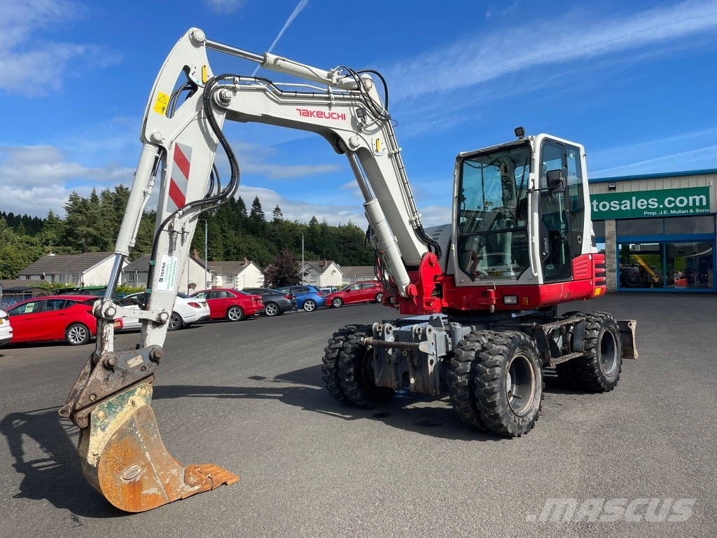 Takeuchi TB295W Lastik tekerli ekskavatörler