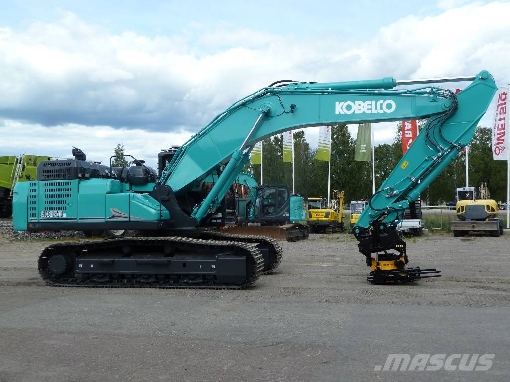 Kobelco SK350LC-11E med Makin 3D / Uthyres ! Rupsgraafmachines