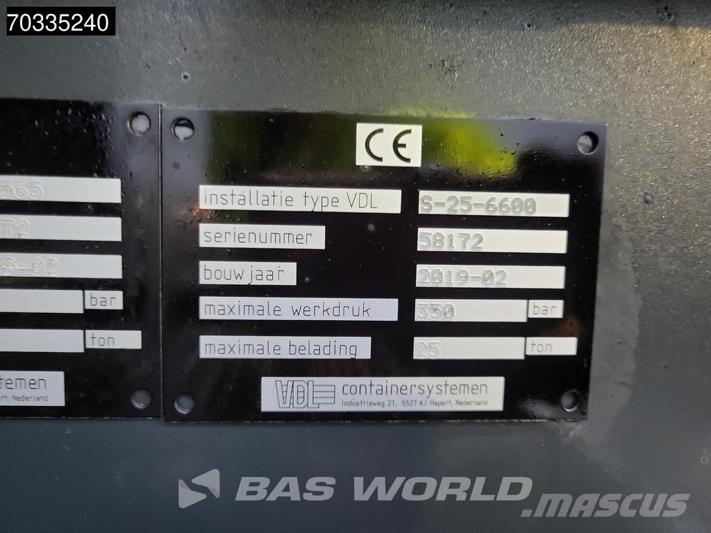 Scania R450 R 6X2 NL-truck APK 25tons VDL Containersystem Hook lift trucks