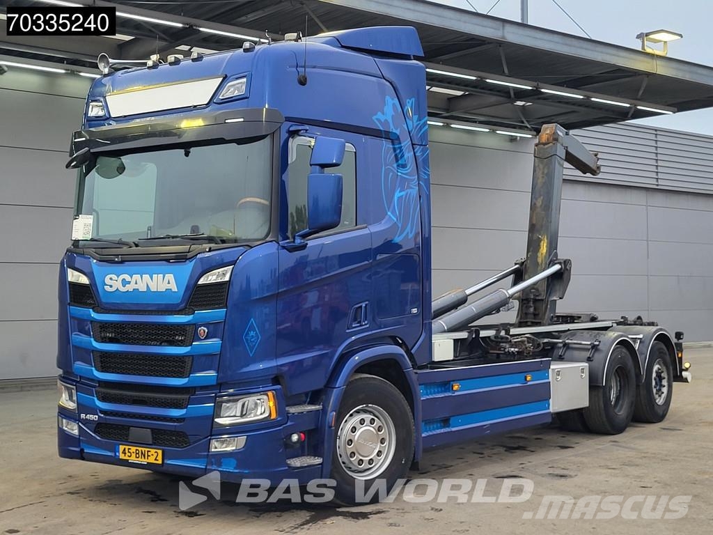 Scania R450 R 6X2 NL-truck APK 25tons VDL Containersystem Hook lift trucks