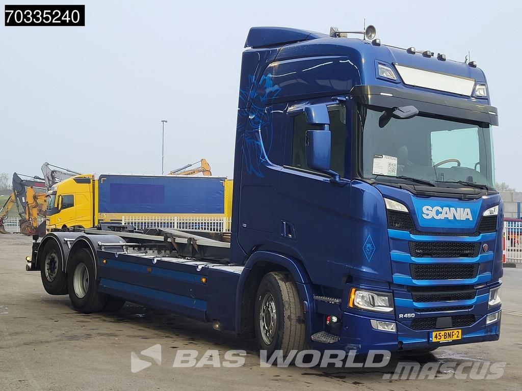 Scania R450 R 6X2 NL-truck APK 25tons VDL Containersystem Hook lift trucks