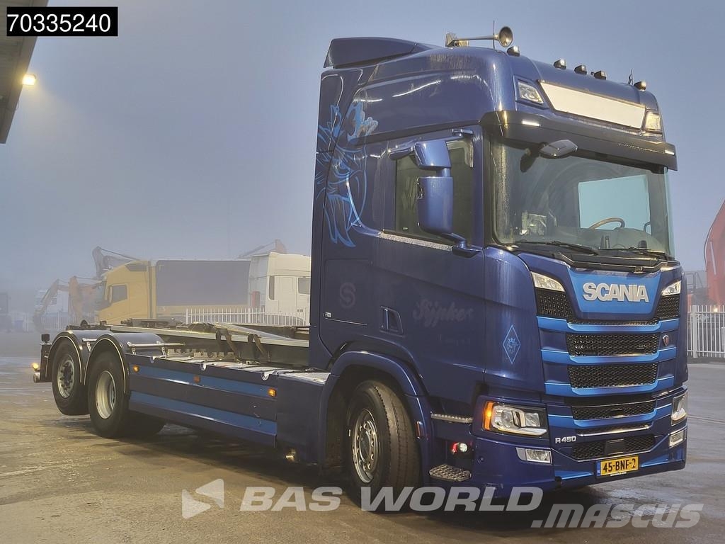 Scania R450 R 6X2 NL-truck APK 25tons VDL Containersystem Hook lift trucks