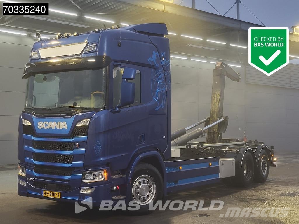 Scania R450 R 6X2 NL-truck APK 25tons VDL Containersystem Hook lift trucks