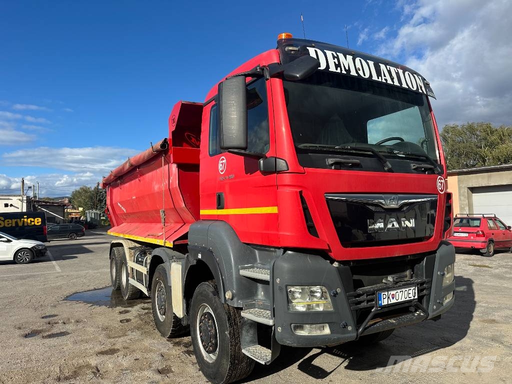 MAN TGS 41.480 Lastbiler med tip