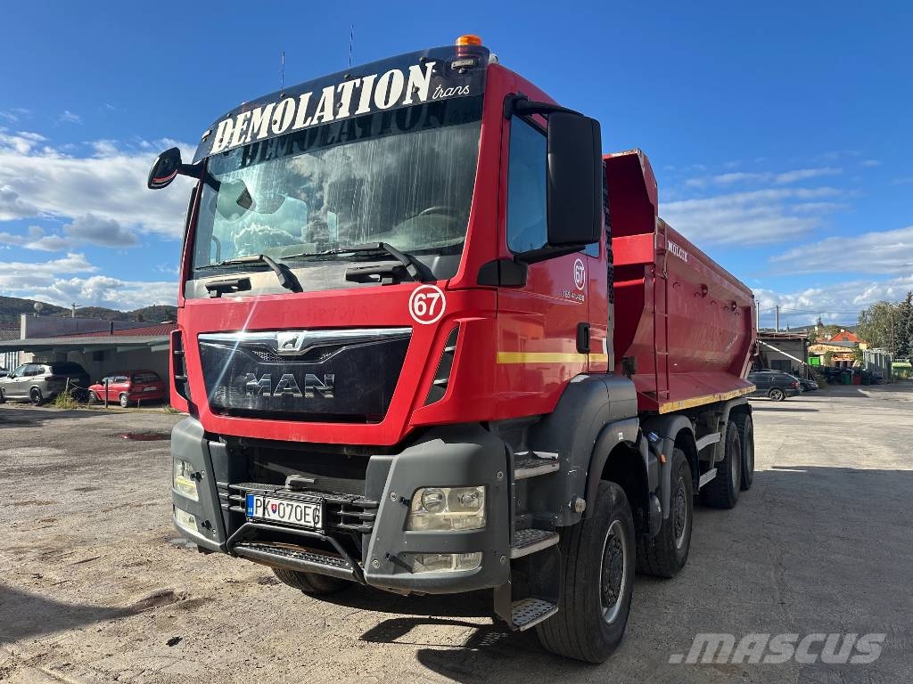 MAN TGS 41.480 Lastbiler med tip