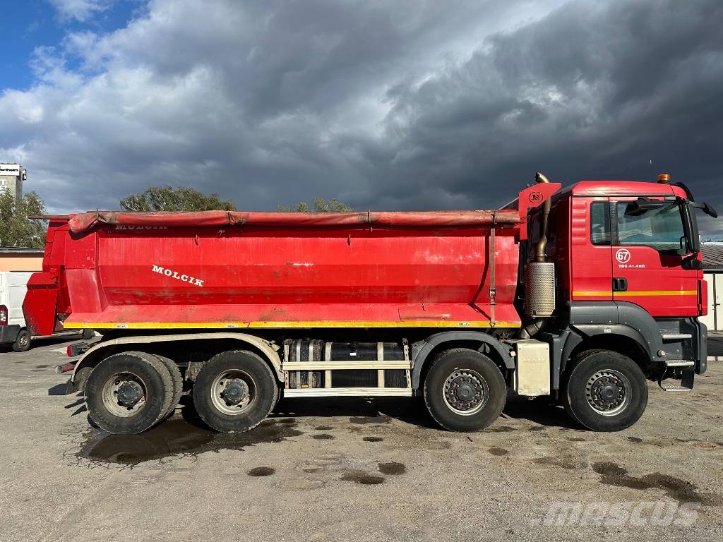 MAN TGS 41.480 Lastbiler med tip