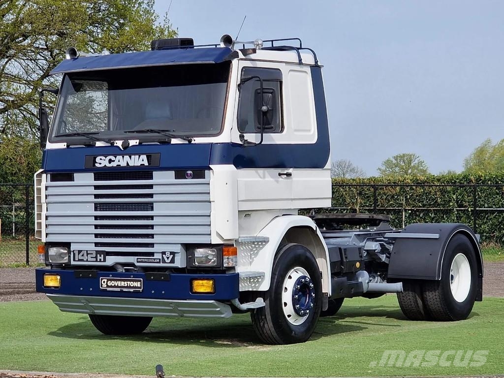 Scania R142-V8 420 V8 - Old timer - Clean chassis/cab/int Naudoti vilkikai