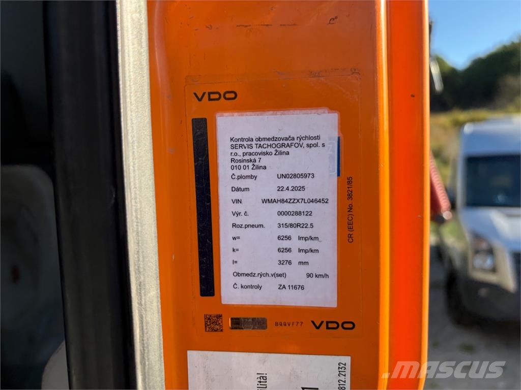 MAN TGA 28.350 6X4-4 BL شاحنات بمقصورة وهيكل