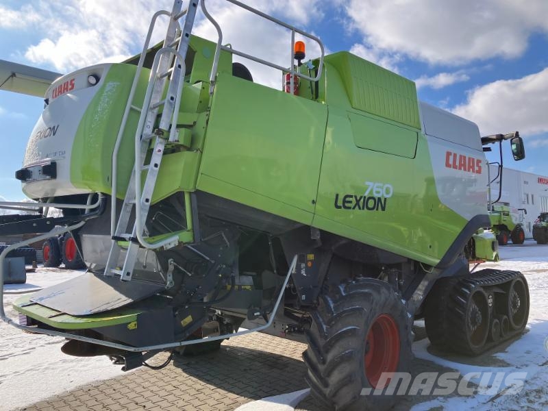 CLAAS LEXION 760 TERRA TRAC Kombinované zberacie stroje