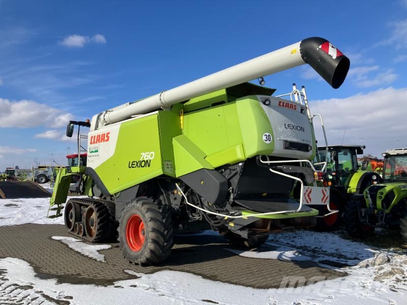 CLAAS LEXION 760 TERRA TRAC Kombinované zberacie stroje