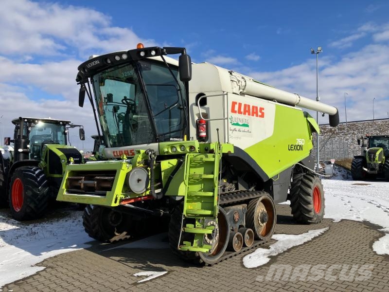 CLAAS LEXION 760 TERRA TRAC Kombinované zberacie stroje