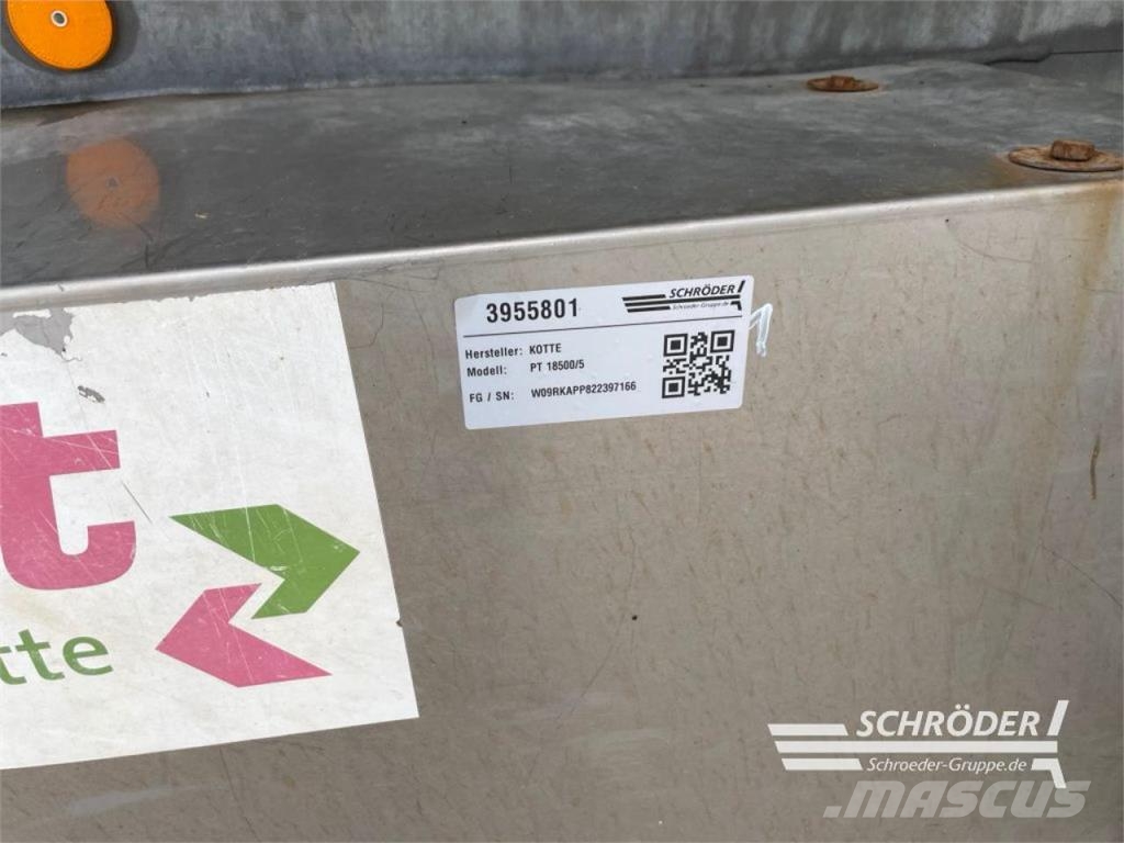 Kotte PT 18500/5 Lietteen levittimet