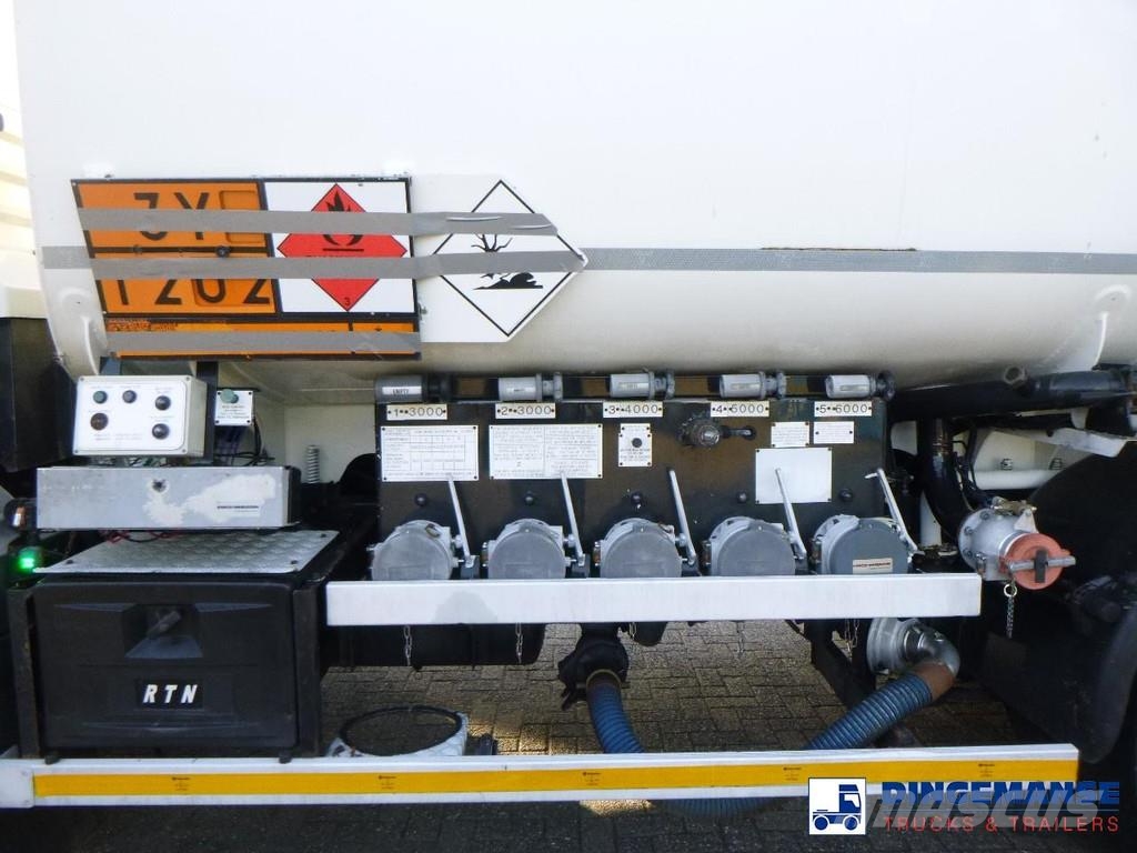 MAN TGM 26.340 6X2 RHD fuel tank 21 m3 / 5 comp Camiones cisterna