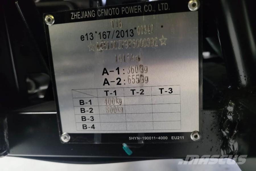 CFMoto UFORCE600 Valid Inspection, *Guarantee! Dutch Regi ATV