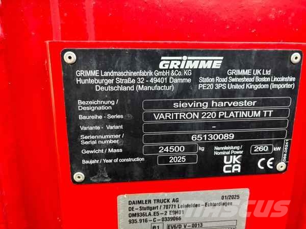 Grimme VARITRON 220 PLATINUM TT Agriculture - Others