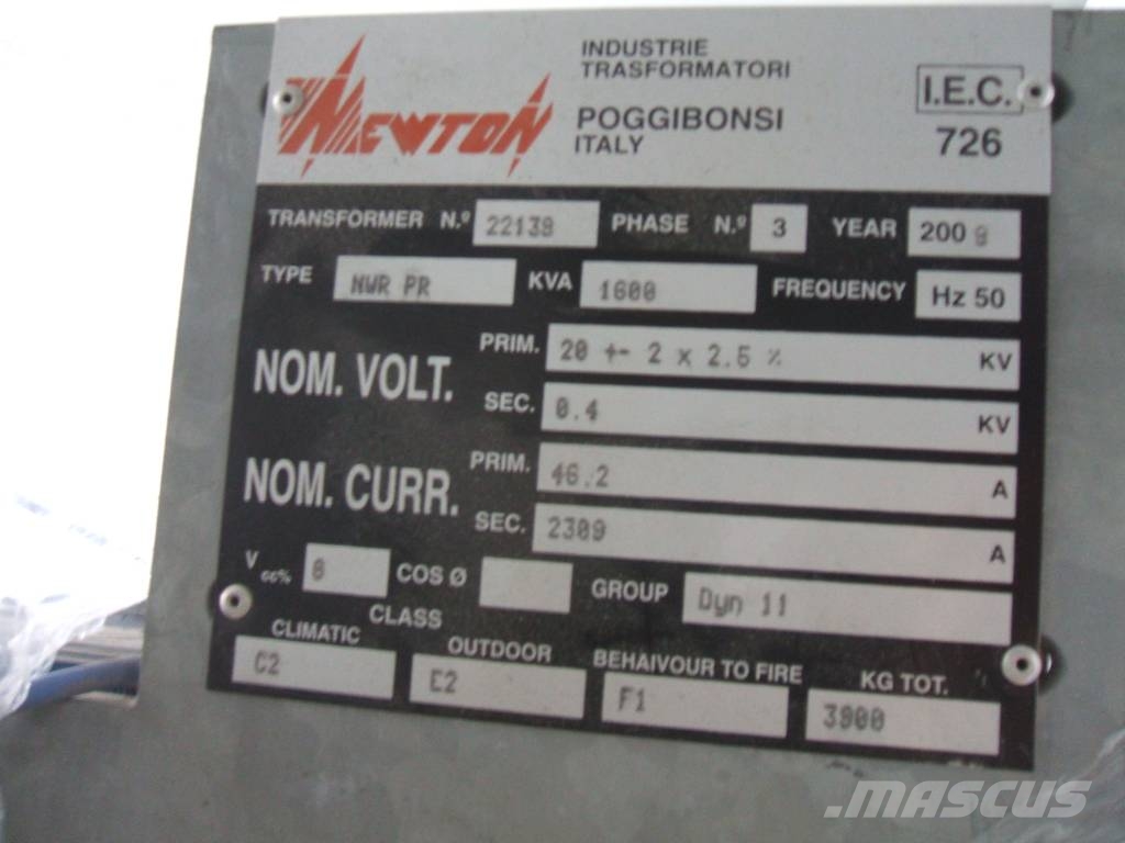 Newton NWR PR 1600KVA Elektronika
