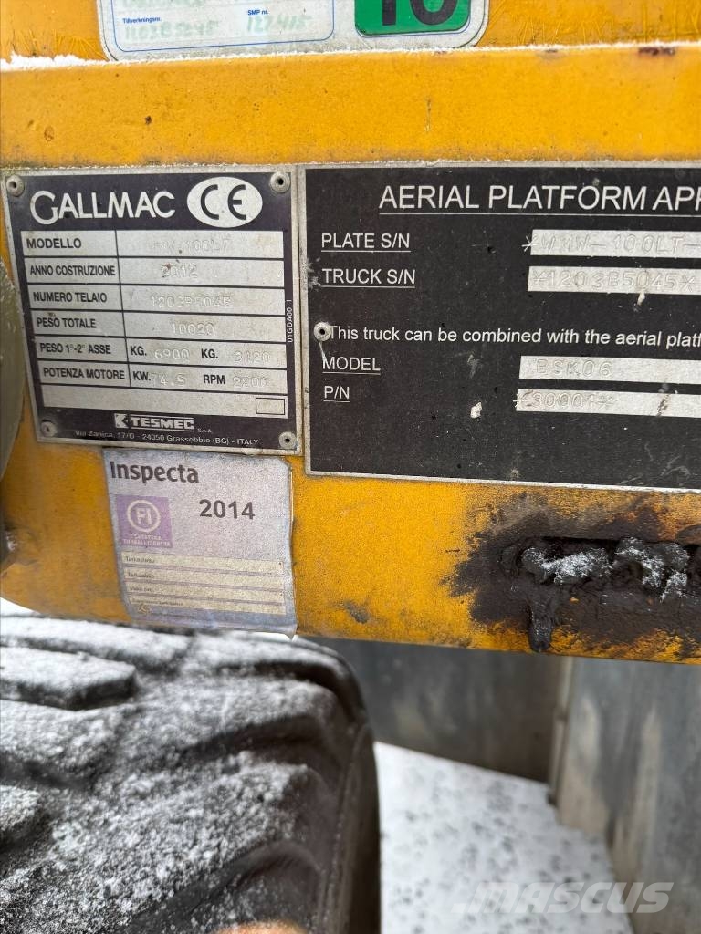Gallmac WMW 100 LT Wheeled excavators