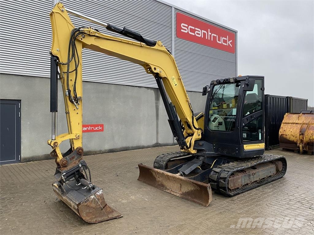 Yanmar VIO80-1A Kolesové rýpadlá