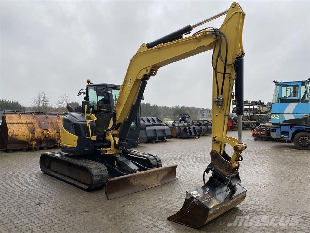 Yanmar VIO80-1A Kolesové rýpadlá