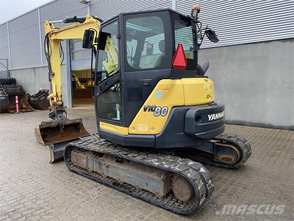 Yanmar VIO80-1A Kolesové rýpadlá