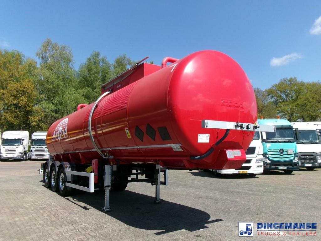 Cobo Bitumen tank inox 34 m3 / 1 comp Напівпричепи-автоцистерни