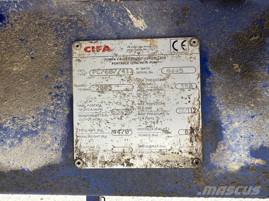 Cifa PC 607/411 Betongspridare