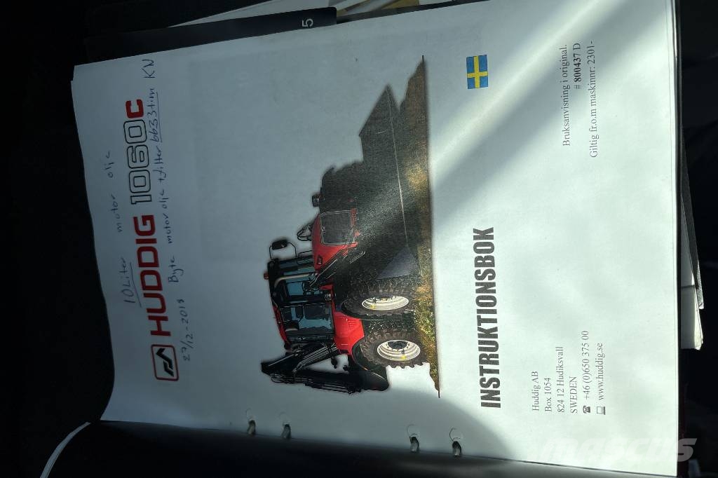 Huddig 1060C, Bra skick, Nya Däck Grävlastare