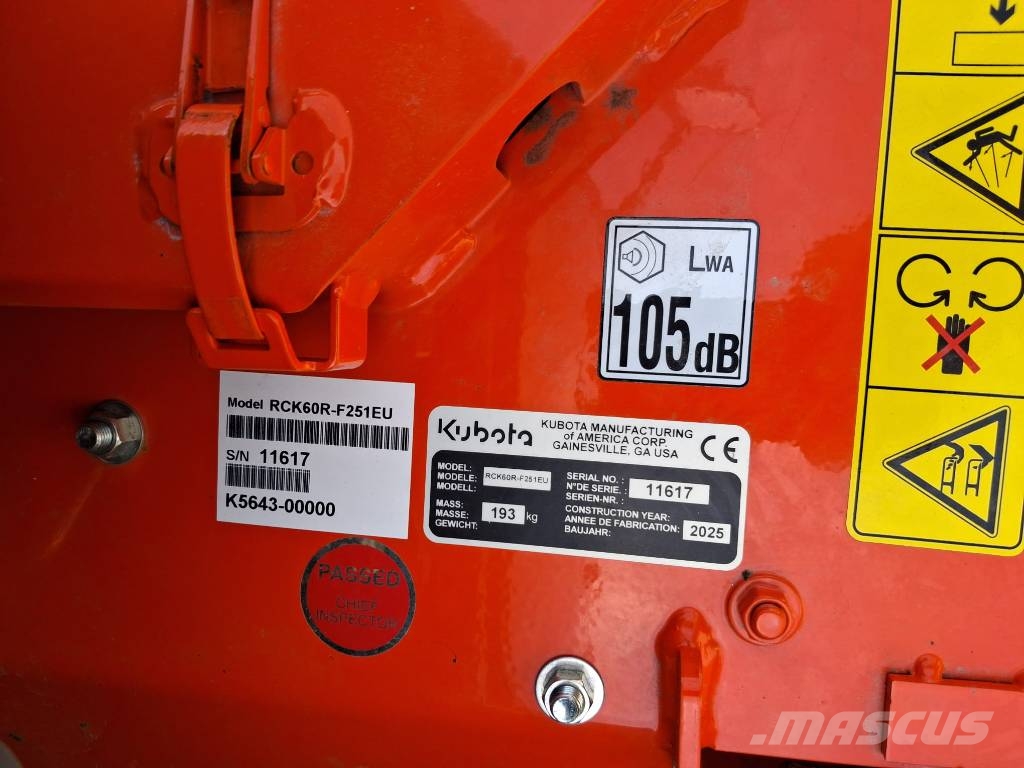 Kubota F 391 ركوب الحشائش