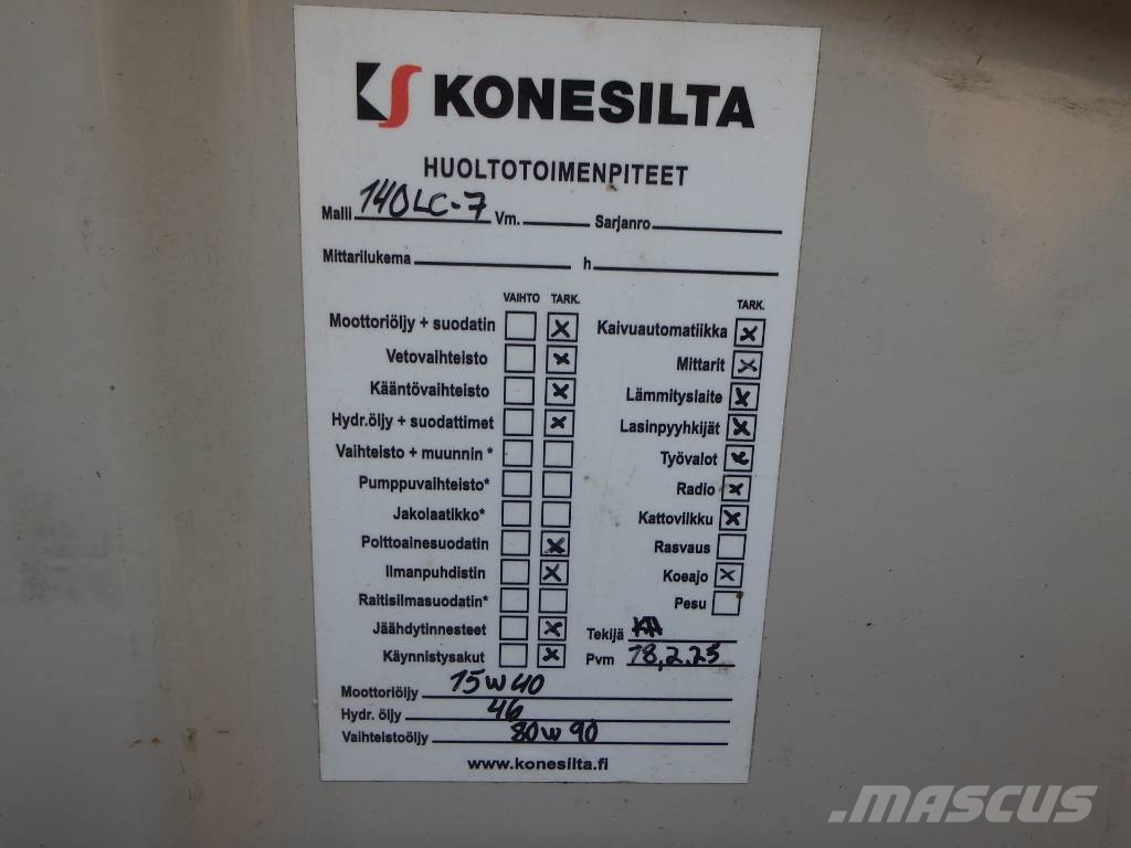 Hyundai Robex 140 LC-7 Lánctalpas kotrók