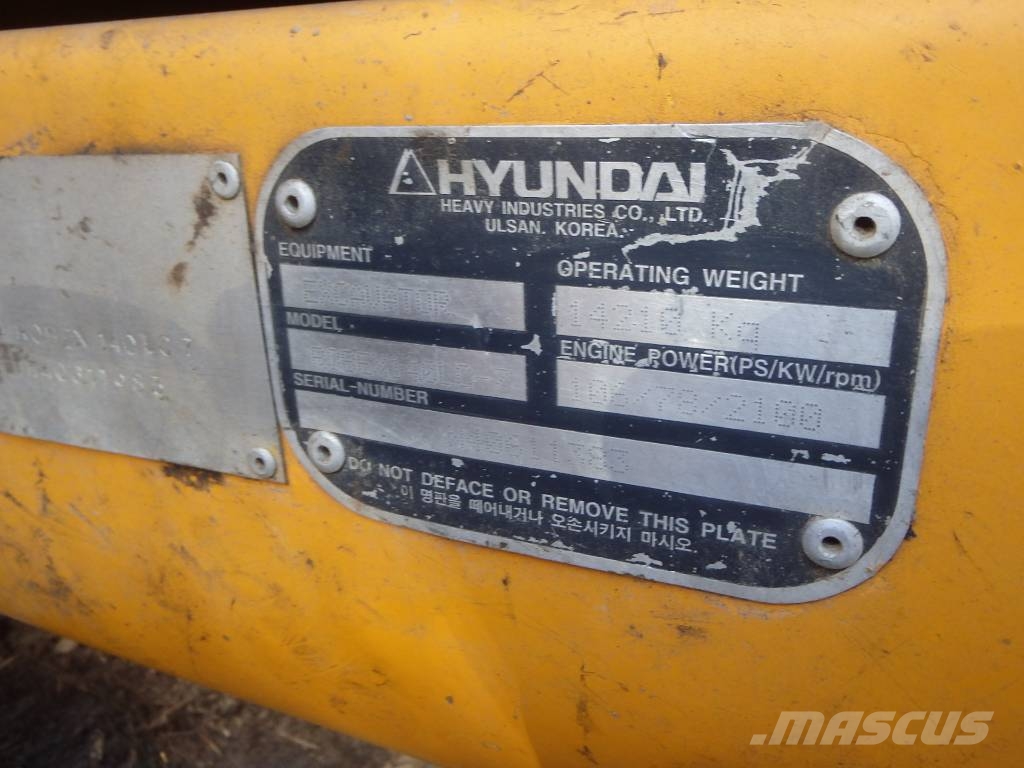 Hyundai Robex 140 LC-7 Lánctalpas kotrók