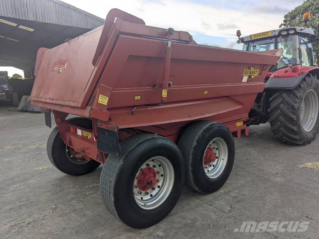 Herbst TWIN AXLE DUMP TRAILER Tipper trucks