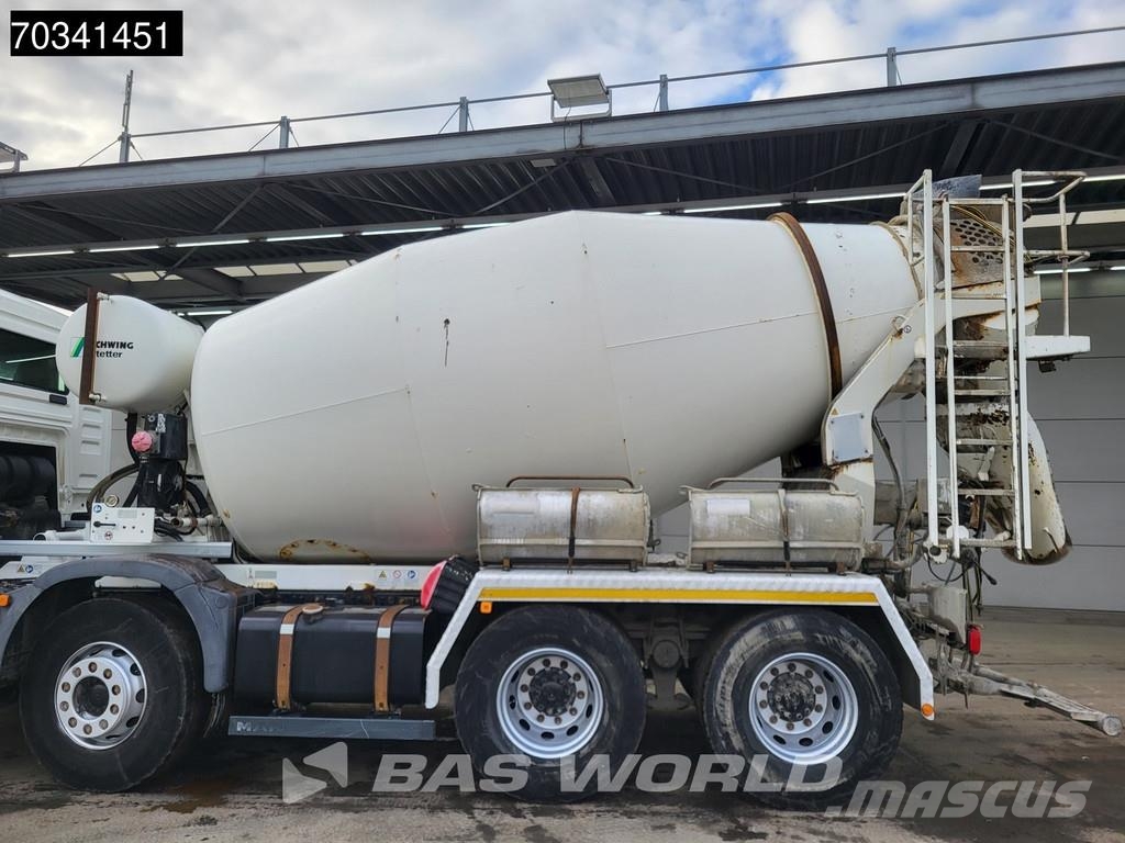 MAN TGS 32.420 8X4 9m3 Stetter AM 9 FHC LL Steel suspe Автобетоновози
