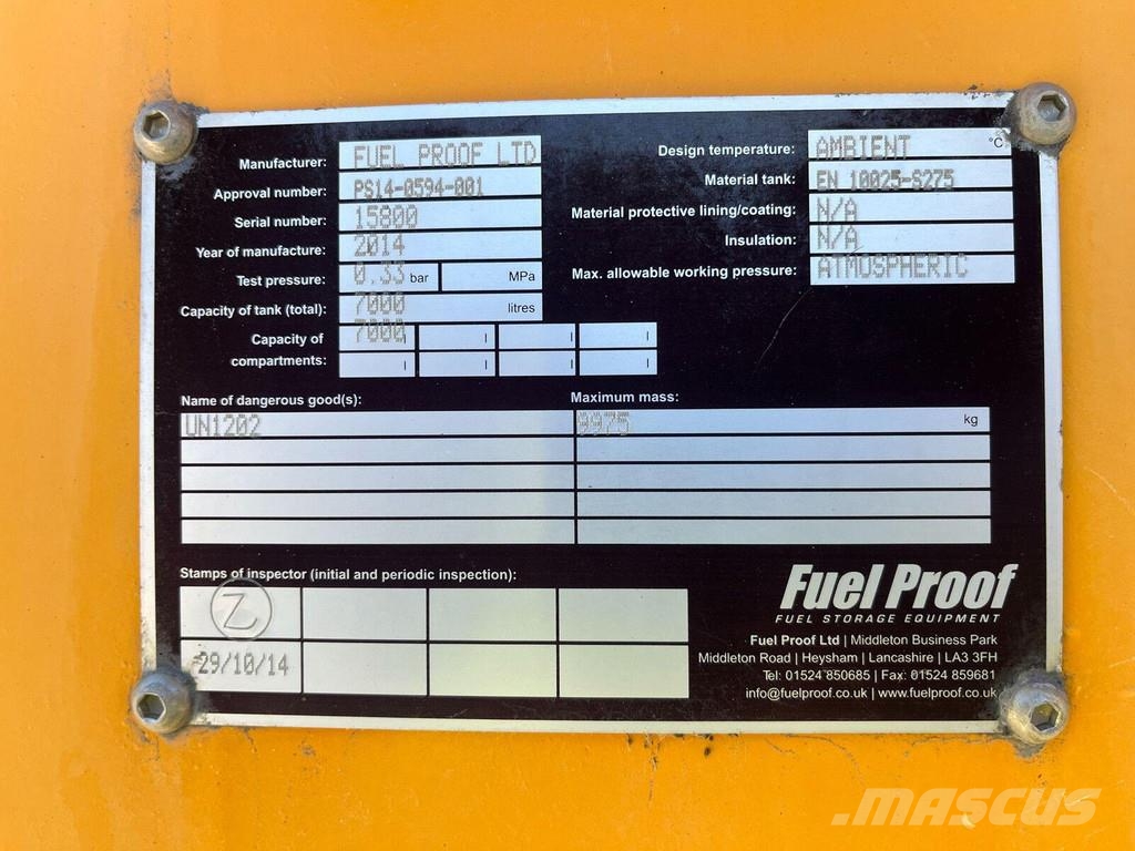  Fuel Proof 1000 Litres 特殊貨櫃