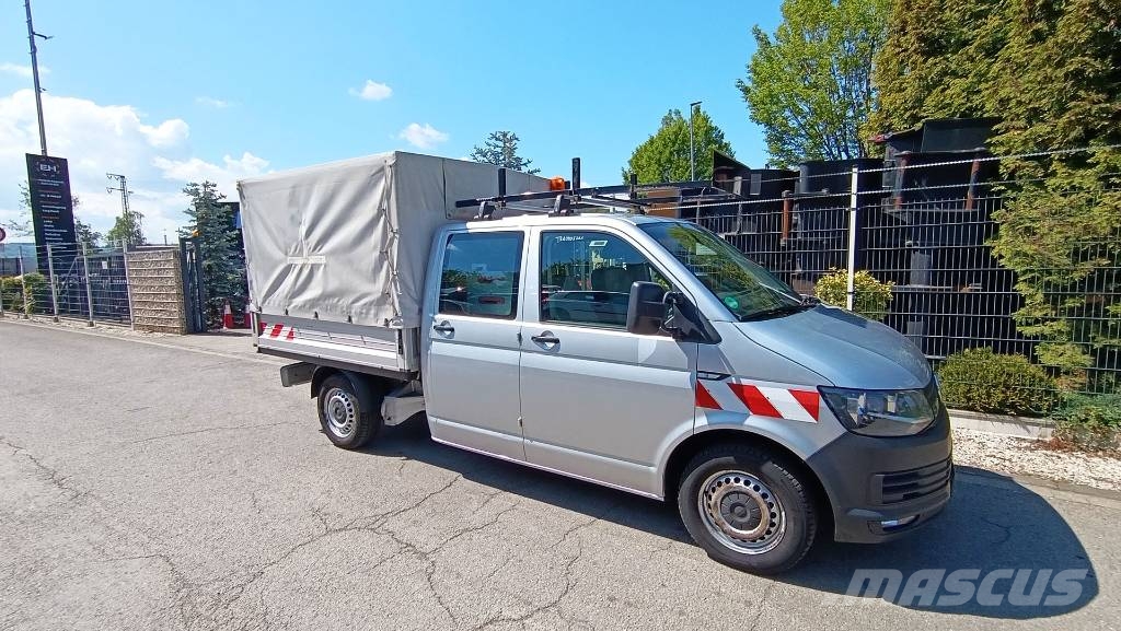 Volkswagen T5 Doka Allrad Klima Webasto-Standheizung AHK Camiones de cama baja