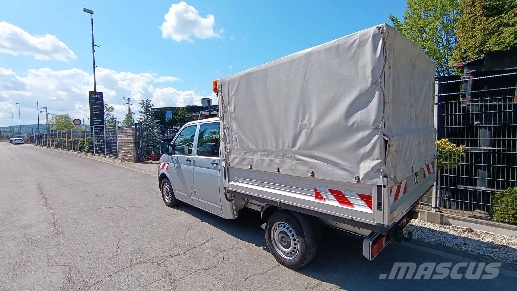 Volkswagen T5 Doka Allrad Klima Webasto-Standheizung AHK Camiones de cama baja