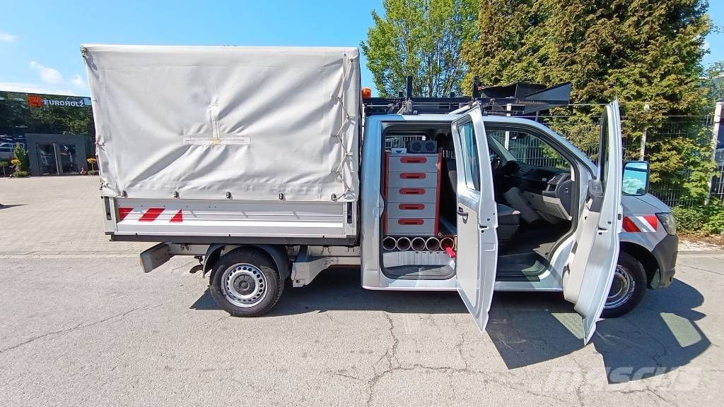 Volkswagen T5 Doka Allrad Klima Webasto-Standheizung AHK Camiones de cama baja